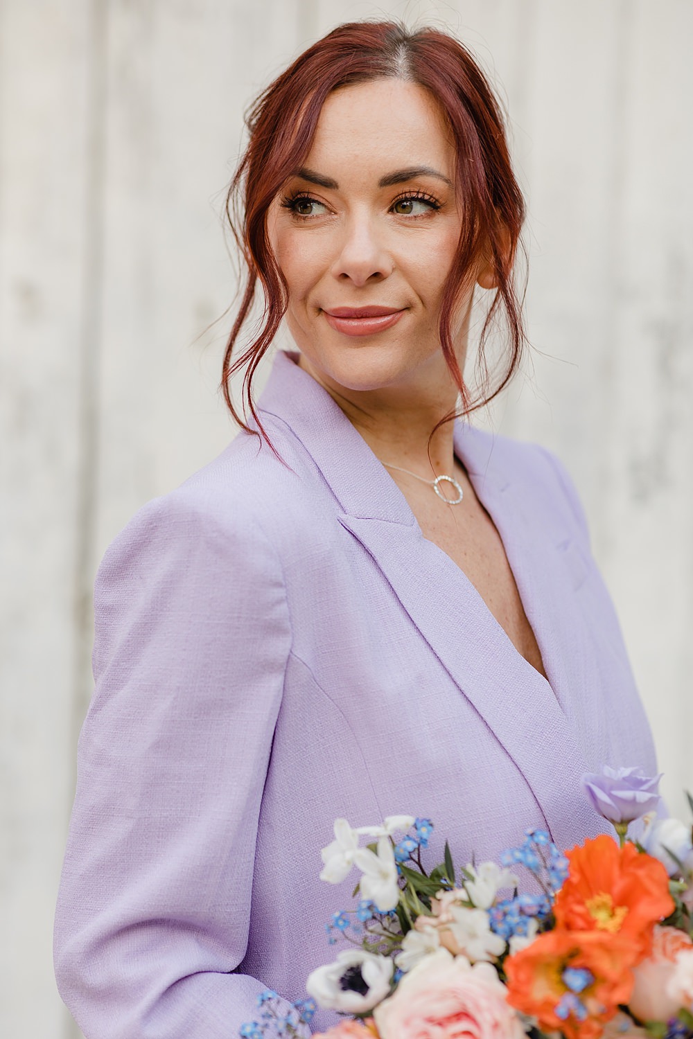 Modern Lilac Wedding Ideas Michelle Huggleston Photography