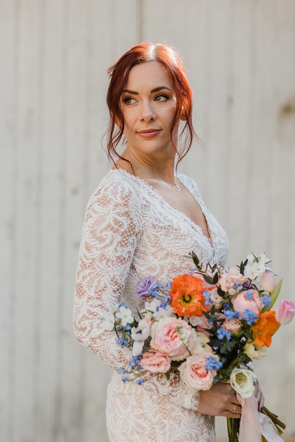 Modern Lilac Wedding Ideas Michelle Huggleston Photography