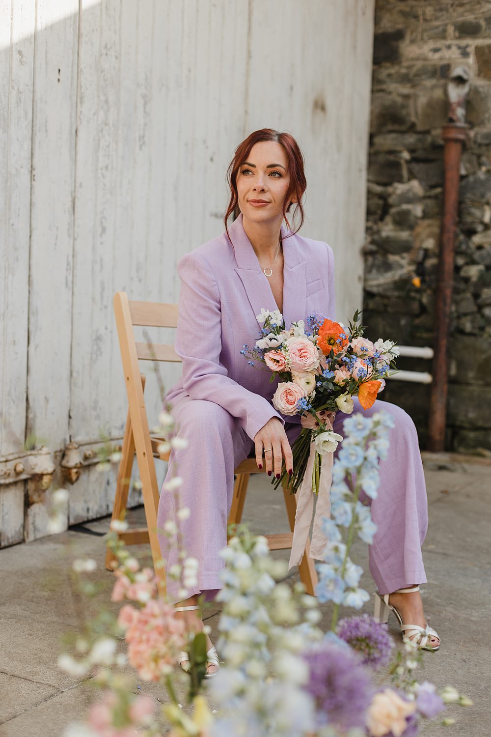 Modern Lilac Wedding Ideas Michelle Huggleston Photography