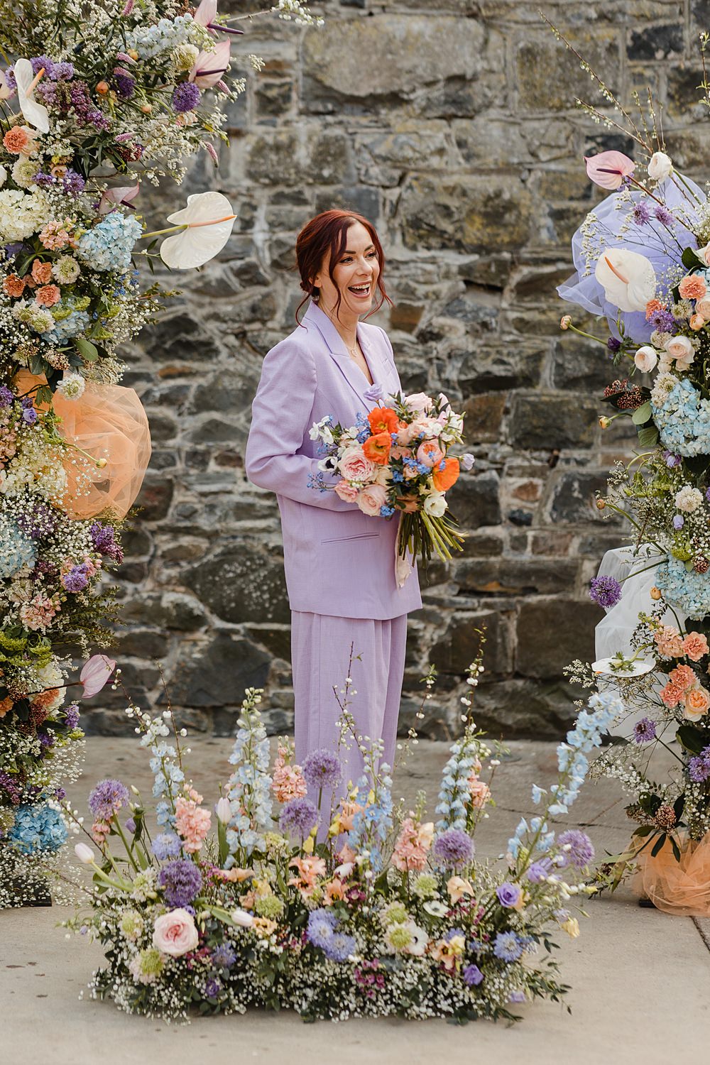 Modern Lilac Wedding Ideas Michelle Huggleston Photography
