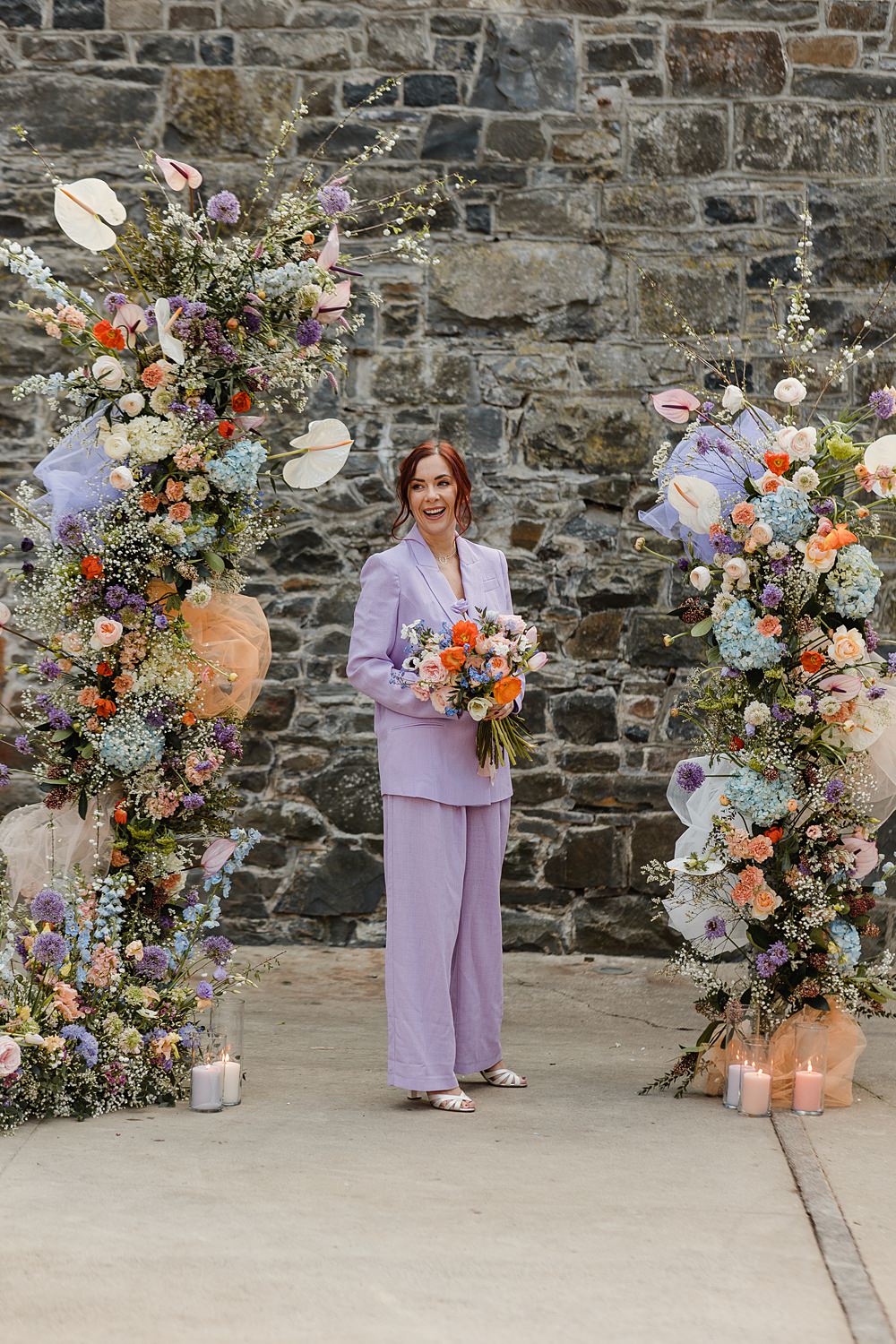 Modern Lilac Wedding Ideas Michelle Huggleston Photography