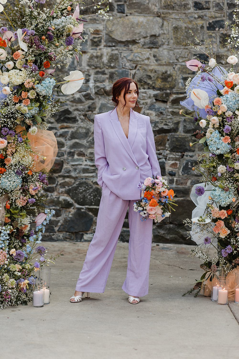 Modern Lilac Wedding Ideas Michelle Huggleston Photography