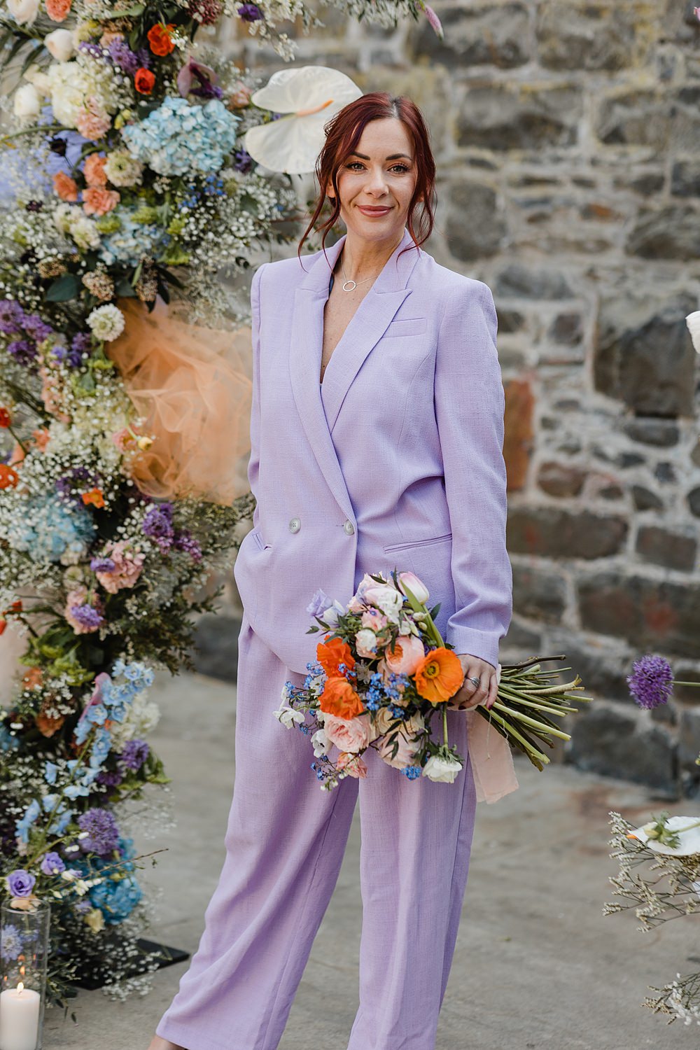 Modern Lilac Wedding Ideas Michelle Huggleston Photography