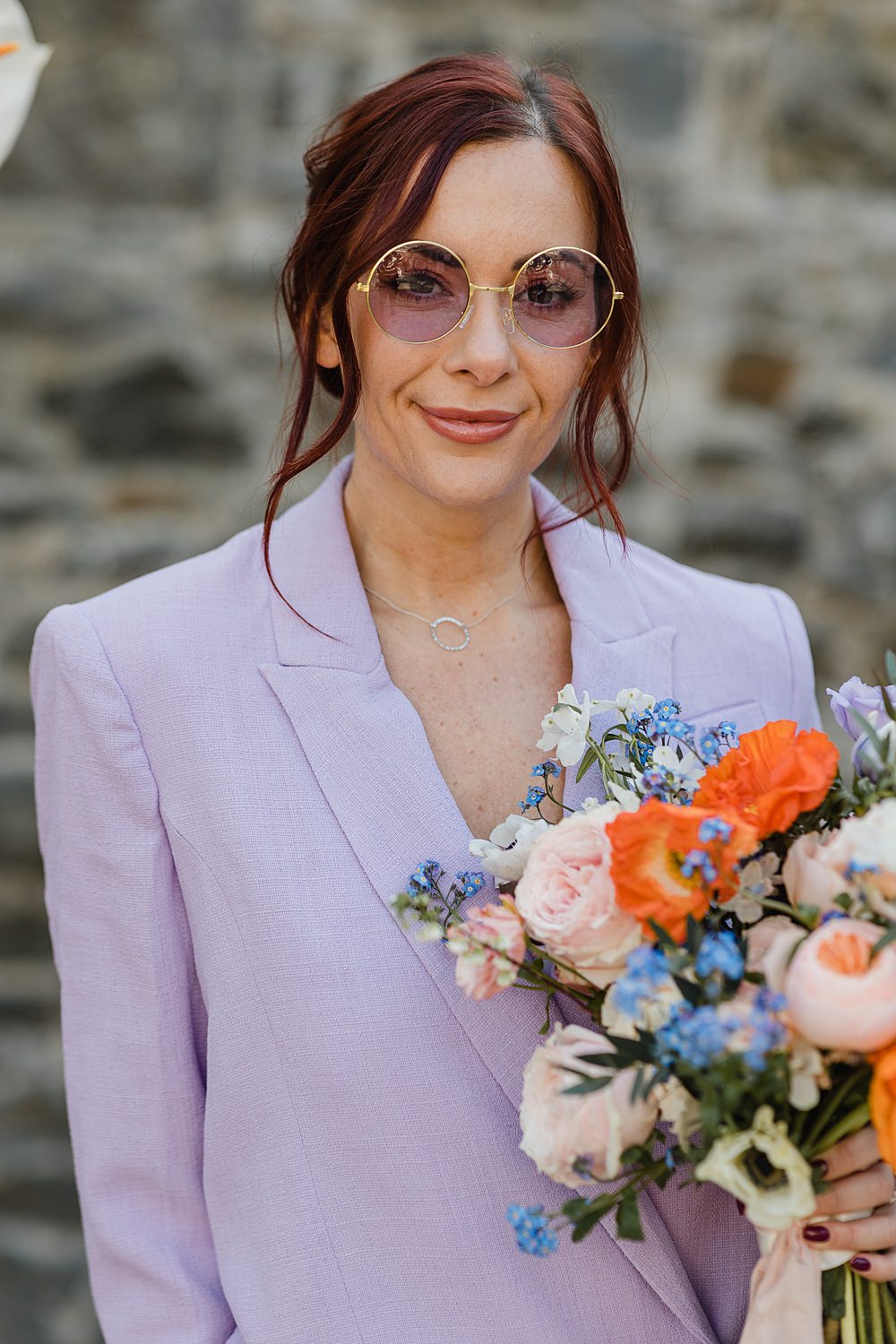 Modern Lilac Wedding Ideas Michelle Huggleston Photography