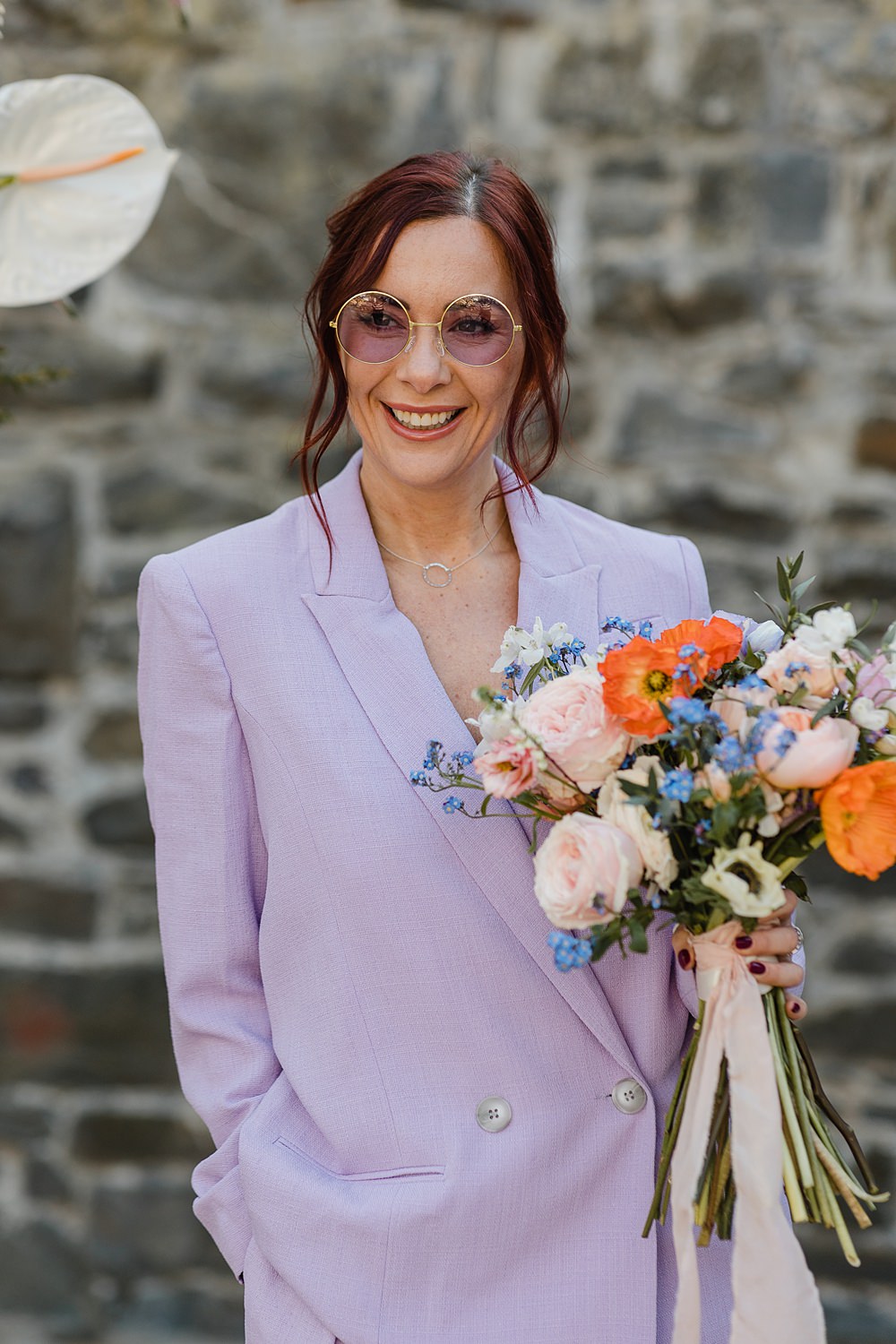Modern Lilac Wedding Ideas Michelle Huggleston Photography