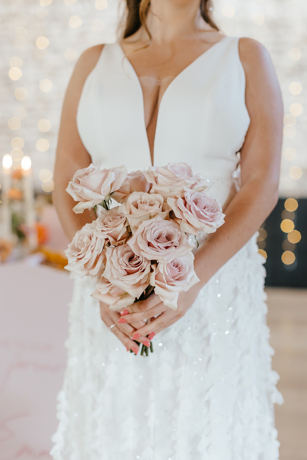 Rose Bouquet Flowers Pink Orange Wedding Ideas Bethany Smith Photography