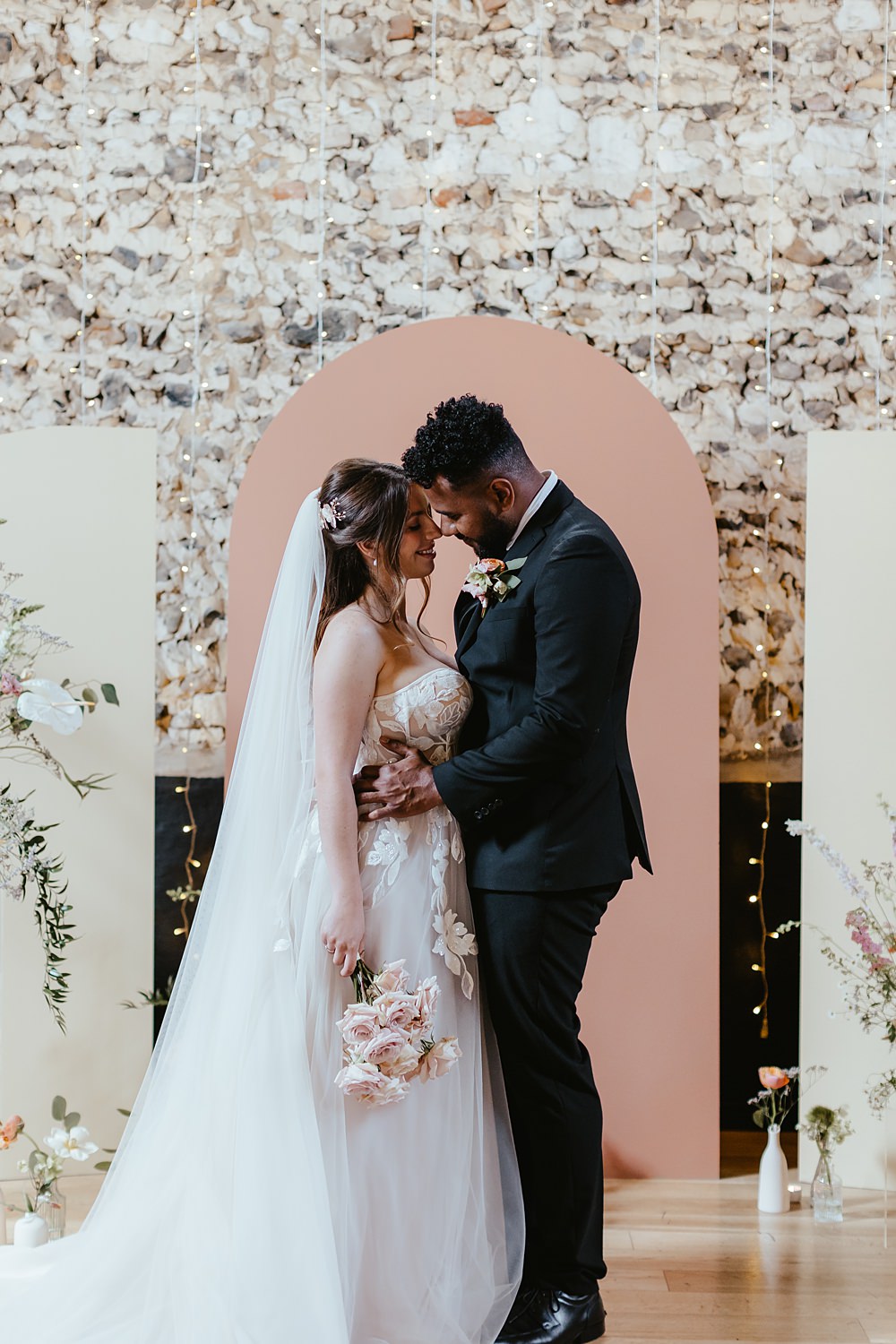 Pink Orange Wedding Ideas Bethany Smith Photography