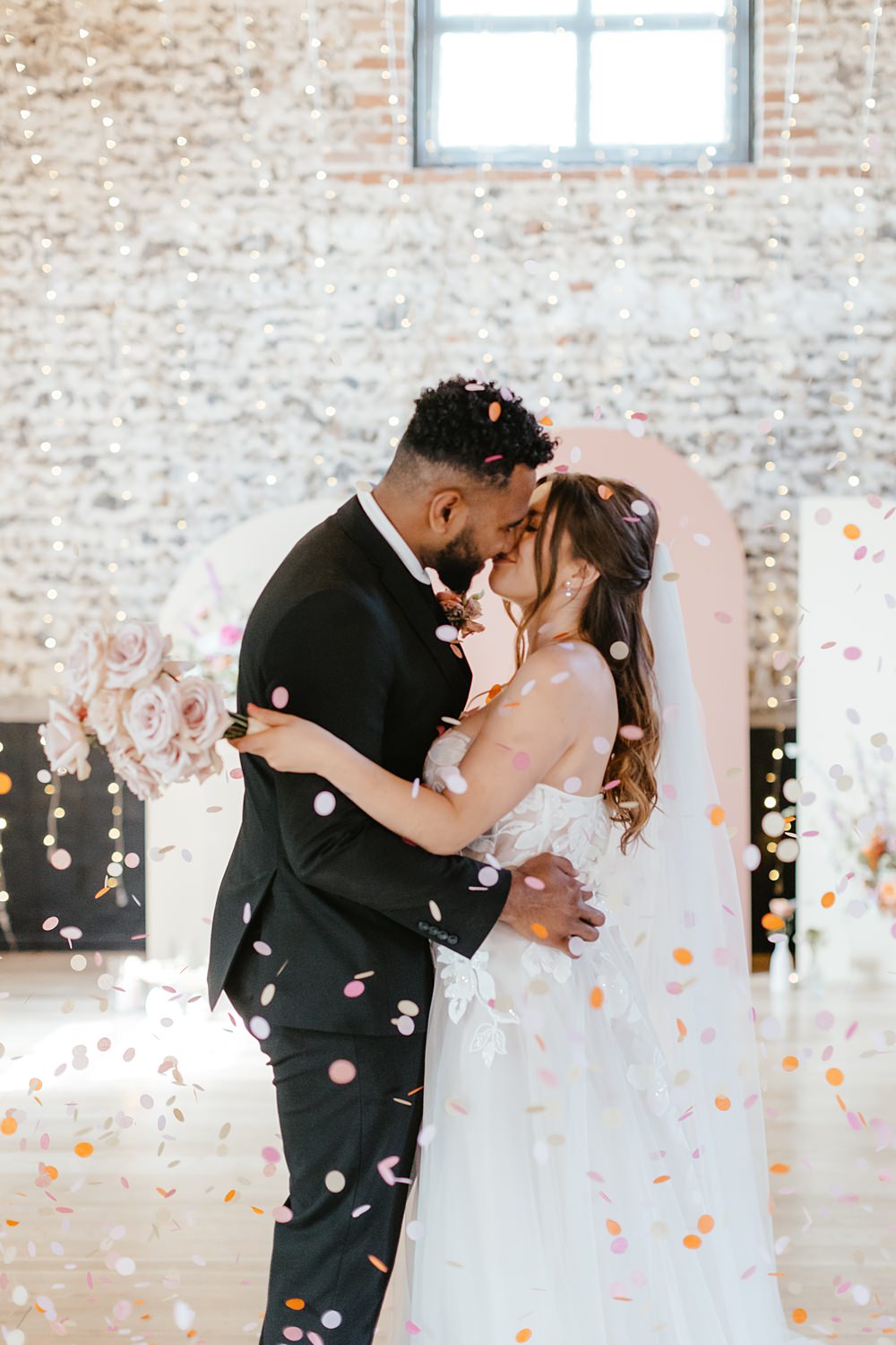 Pink Orange Wedding Ideas Bethany Smith Photography