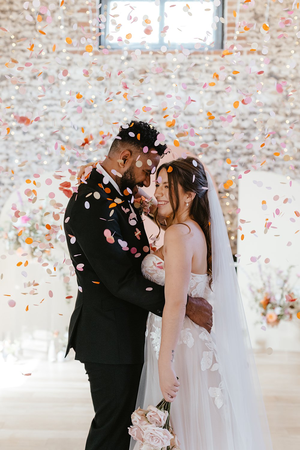 Pink Orange Wedding Ideas Bethany Smith Photography