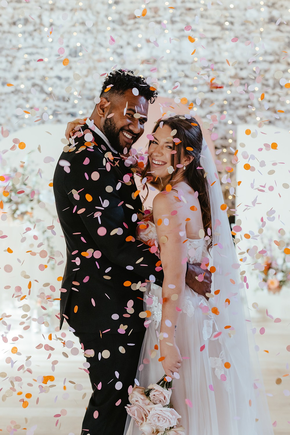 Pink Orange Wedding Ideas Bethany Smith Photography