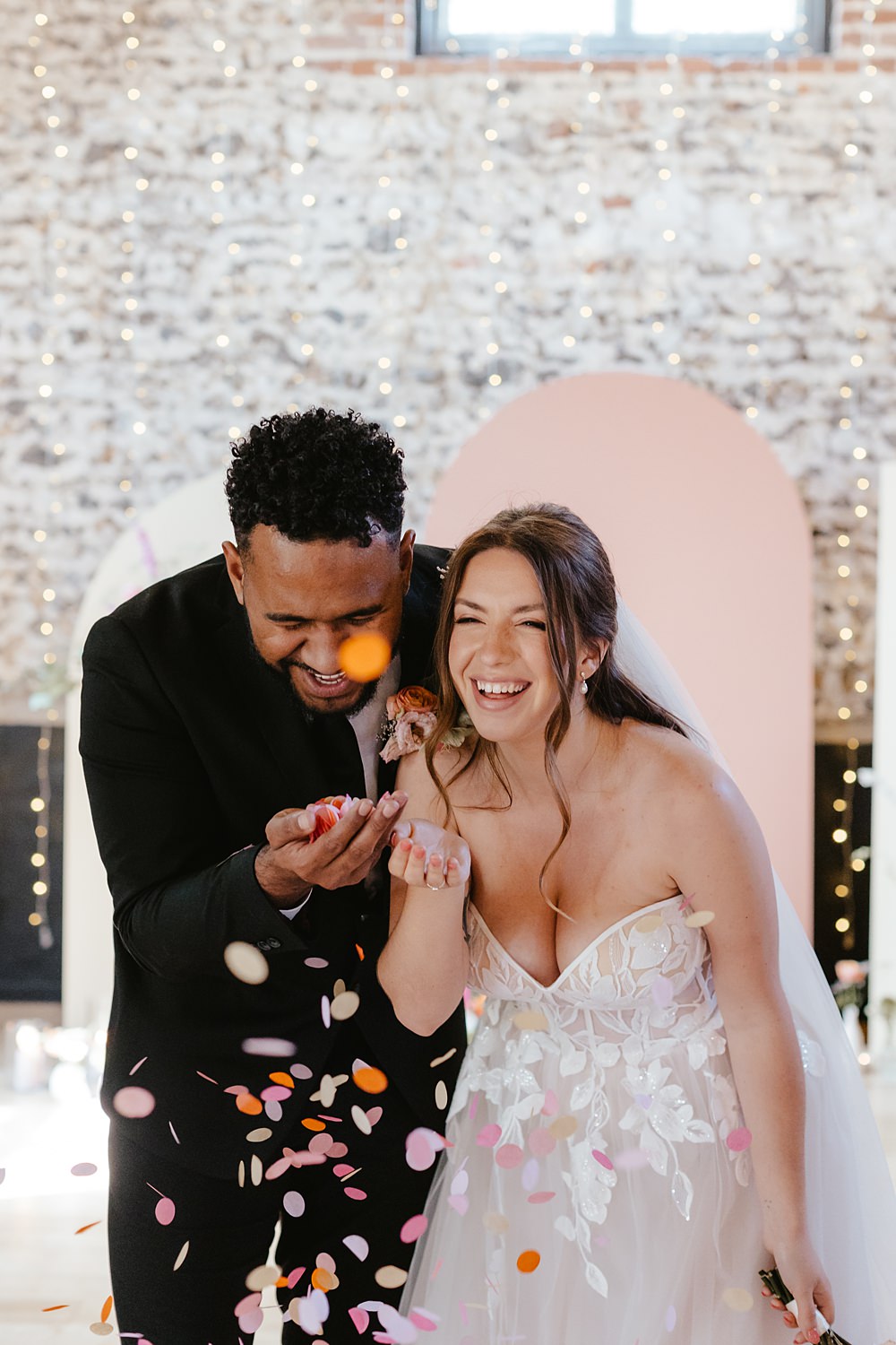 Pink Orange Wedding Ideas Bethany Smith Photography