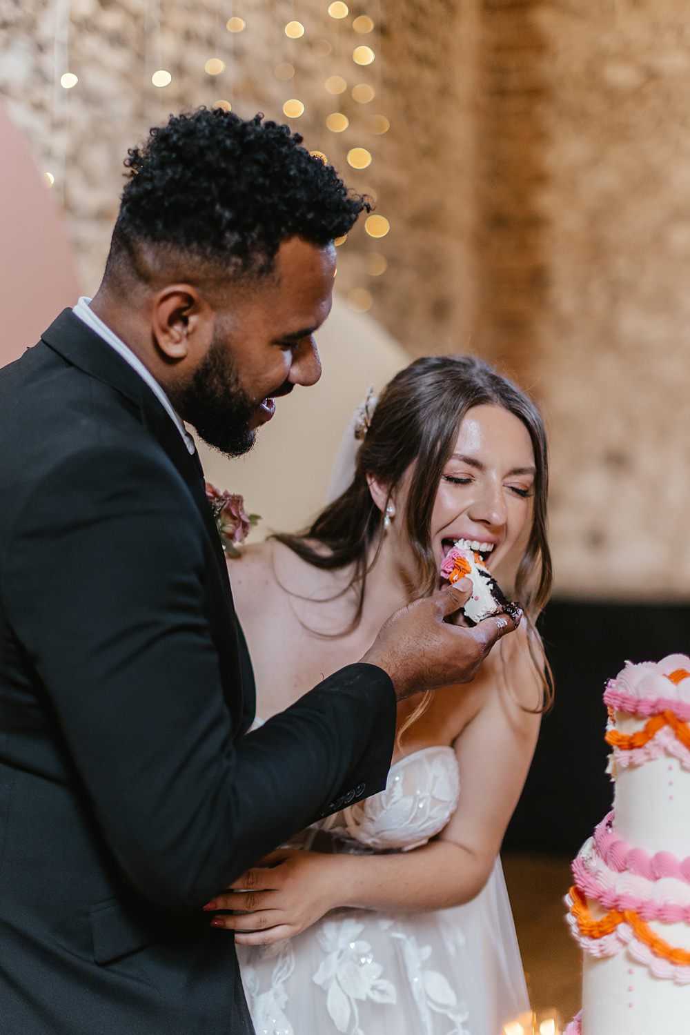 Pink Orange Wedding Ideas Bethany Smith Photography