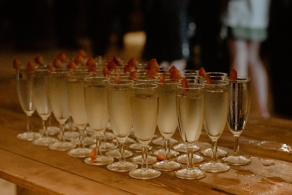 Welcome Drinks Rossie on the Earn Wedding Mint and Jasmine