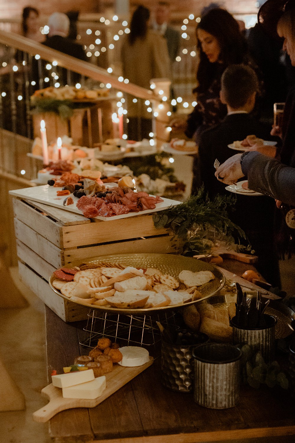 Buffet Food Rossie on the Earn Wedding Mint and Jasmine