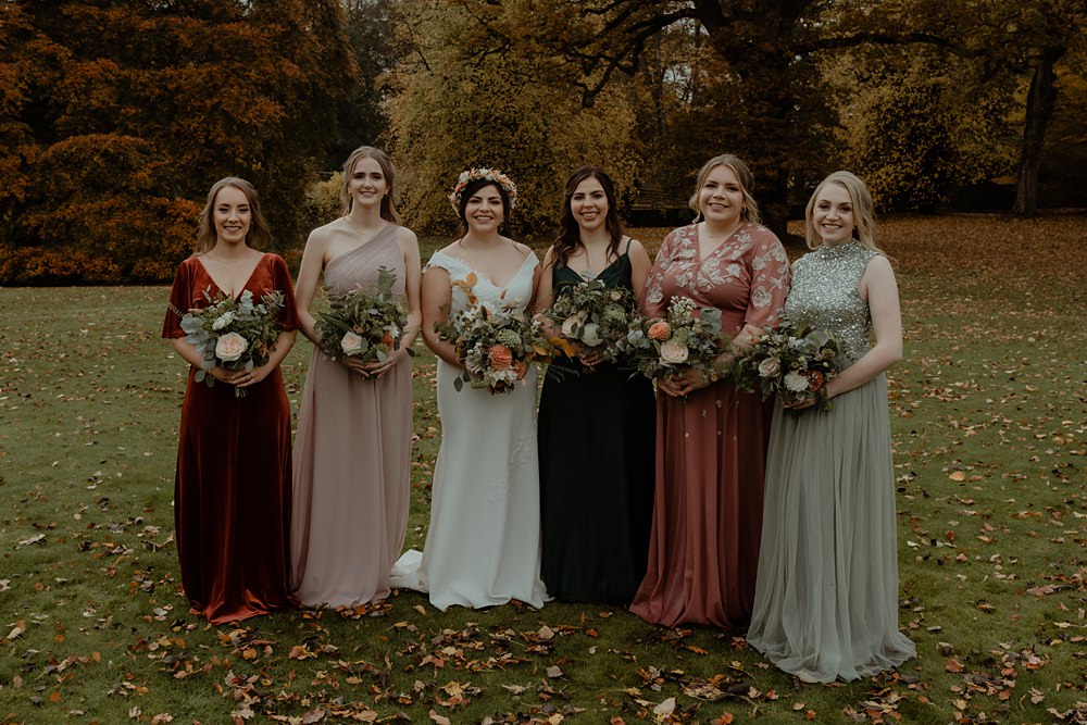 Mismatched Pastel Bridesmaid Dresses Rossie on the Earn Wedding Mint and Jasmine