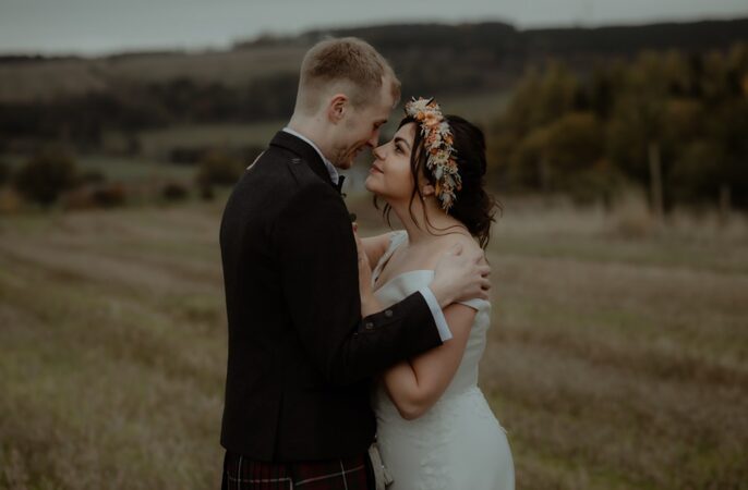 Rossie on the Earn Wedding Mint and Jasmine