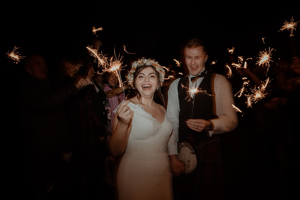 Sparkler Send Off Rossie on the Earn Wedding Mint and Jasmine
