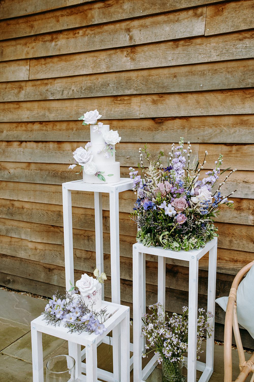 Cake Table Surrey Glasshouse Wedding Chloe Martin Photography
