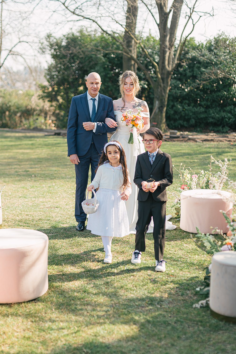Flower Girl Dress Page Boy Villa Orsi di Azzate Wedding Rossella Putino