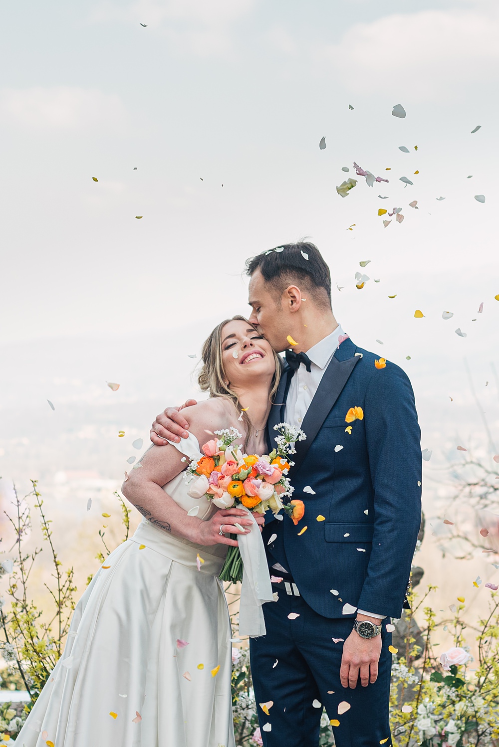 Confetti Throw Villa Orsi di Azzate Wedding Rossella Putino