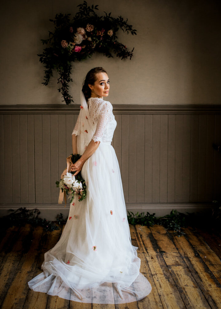 Wedding Flower Bride Veil Meghan Lorna