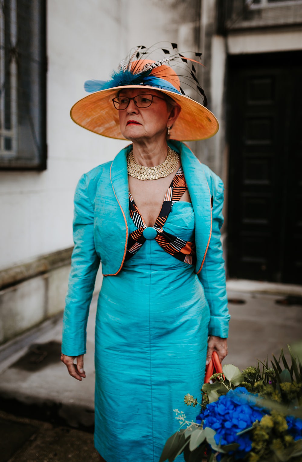 West Reservoir Centre Wedding Lauren Marchant Photography Guest Outfit Hat