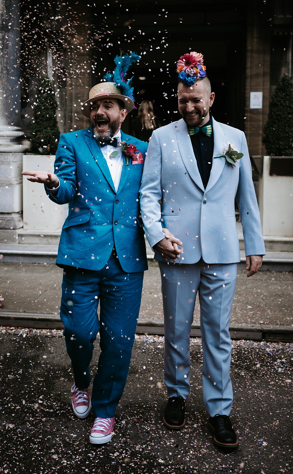 West Reservoir Centre Wedding Lauren Marchant Photography Confetti Throw