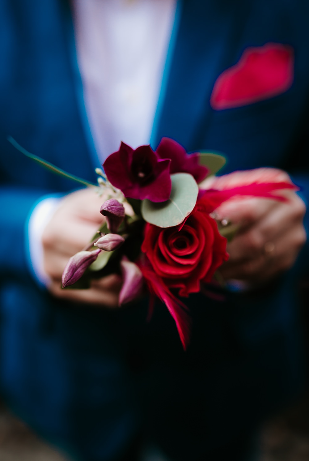 Buttonhole Flowers West Reservoir Centre Wedding Lauren Marchant Photography