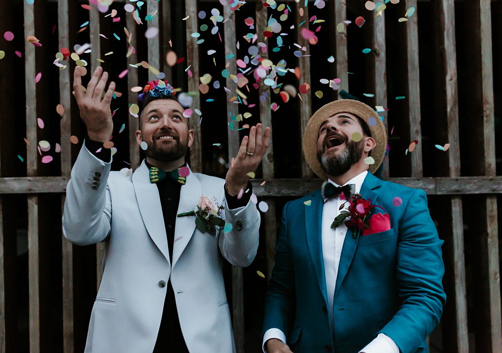 West Reservoir Centre Wedding Lauren Marchant Photography Confetti