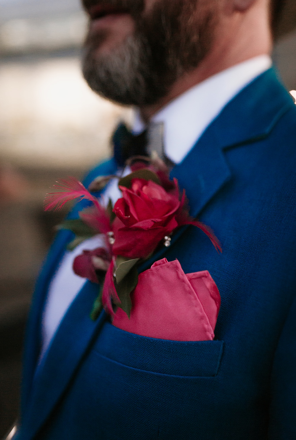 Buttonhole Flowers West Reservoir Centre Wedding Lauren Marchant Photography