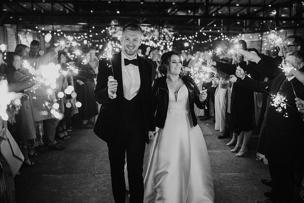 Sparklers Exit Broughton Sanctuary Wedding Photography34