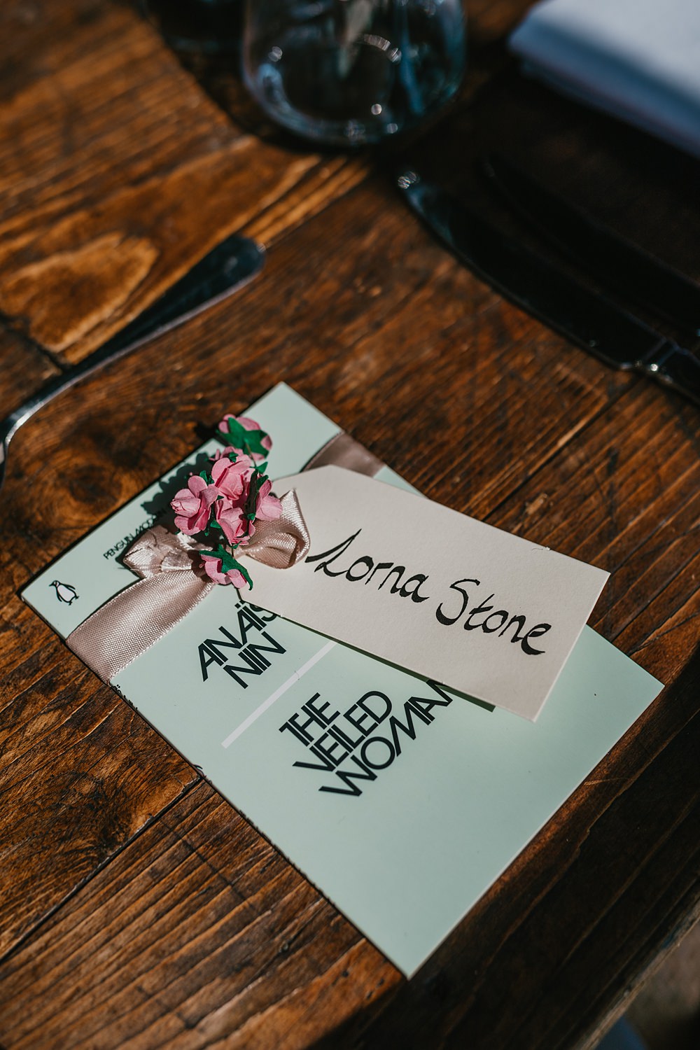 Place Name Calligraphy Cherry Barn Wedding Shelby Ellis Photography