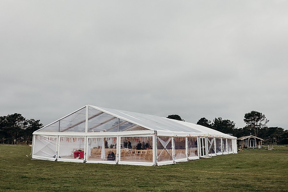 Harvest Moon Weddings Lauren Stirling Photography Clear Span Marquee