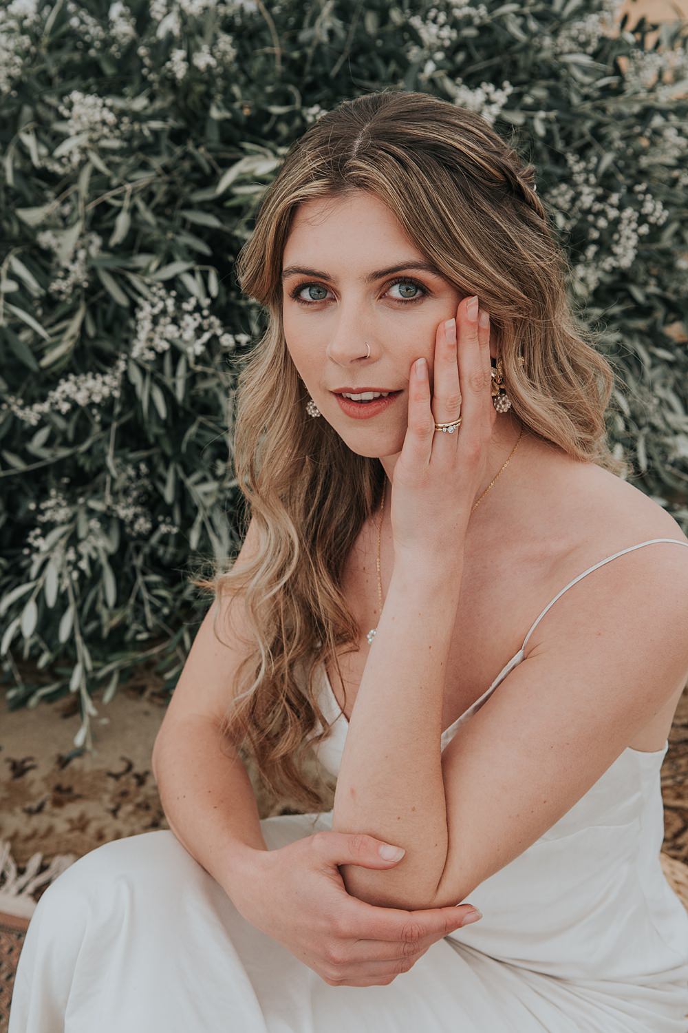 Bride Makeup Mismatched Pattern Wedding Ideas Melanie Barnfield Photography