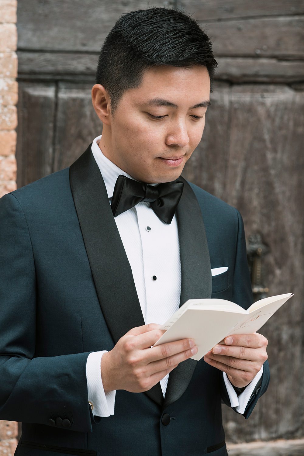 Groom Card Gift Borgo di Castelvecchio Wedding Punti di Bianco