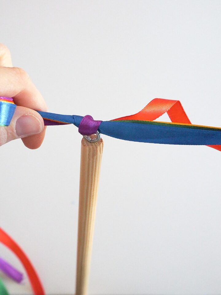 DIY Ribbon Wands How To Wedding Craft