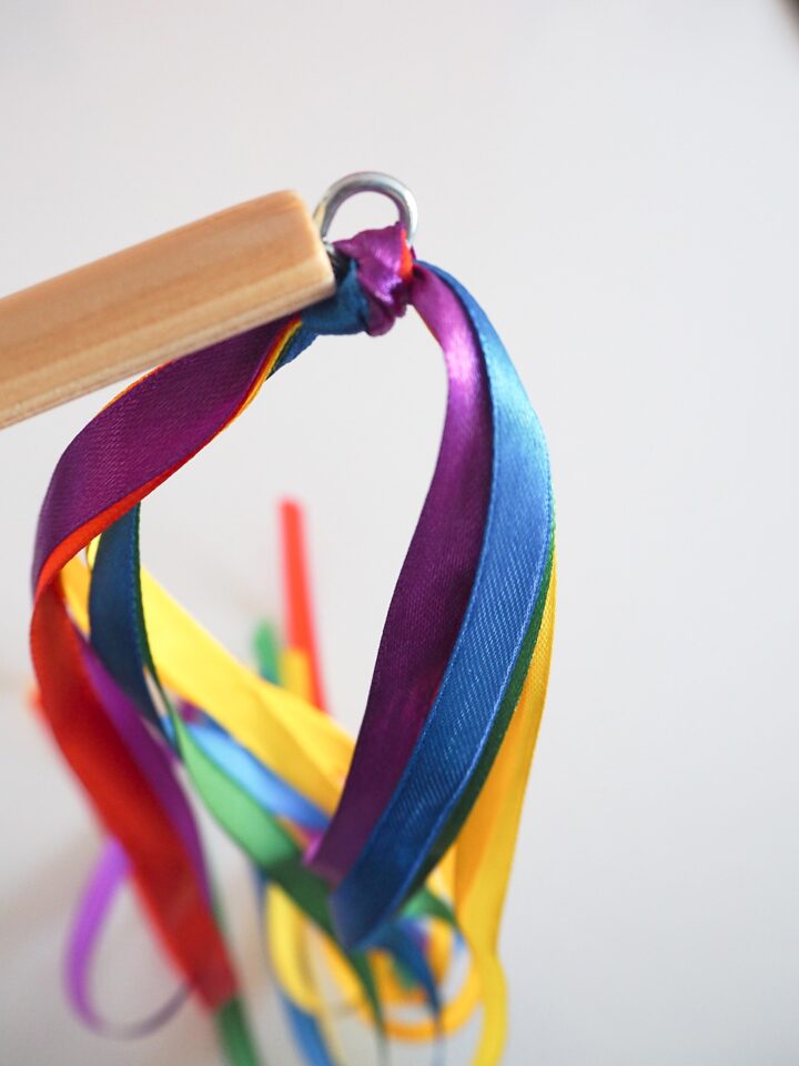 DIY Ribbon Wands How To Wedding Craft