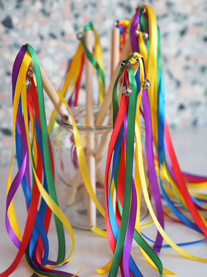 DIY Ribbon Wands How To Wedding Craft