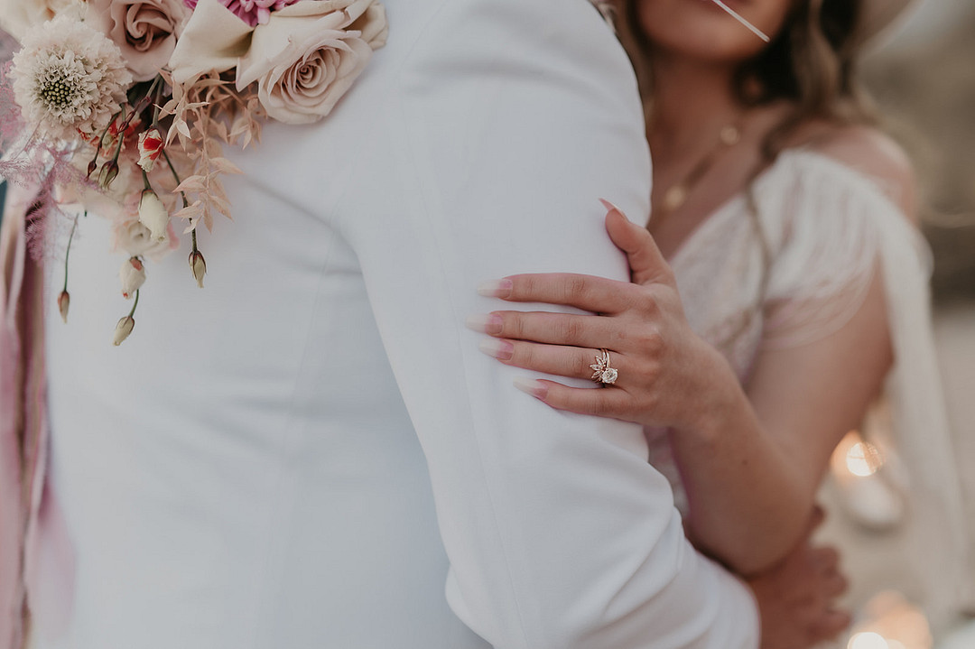 Engagement Ring Desert Disco Wedding J. Emmanuel Photography