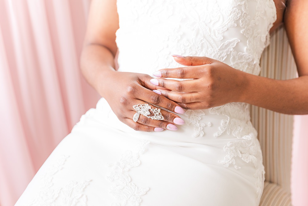 Bride Nails Manicure English South African Wedding James and Kerrie Photography