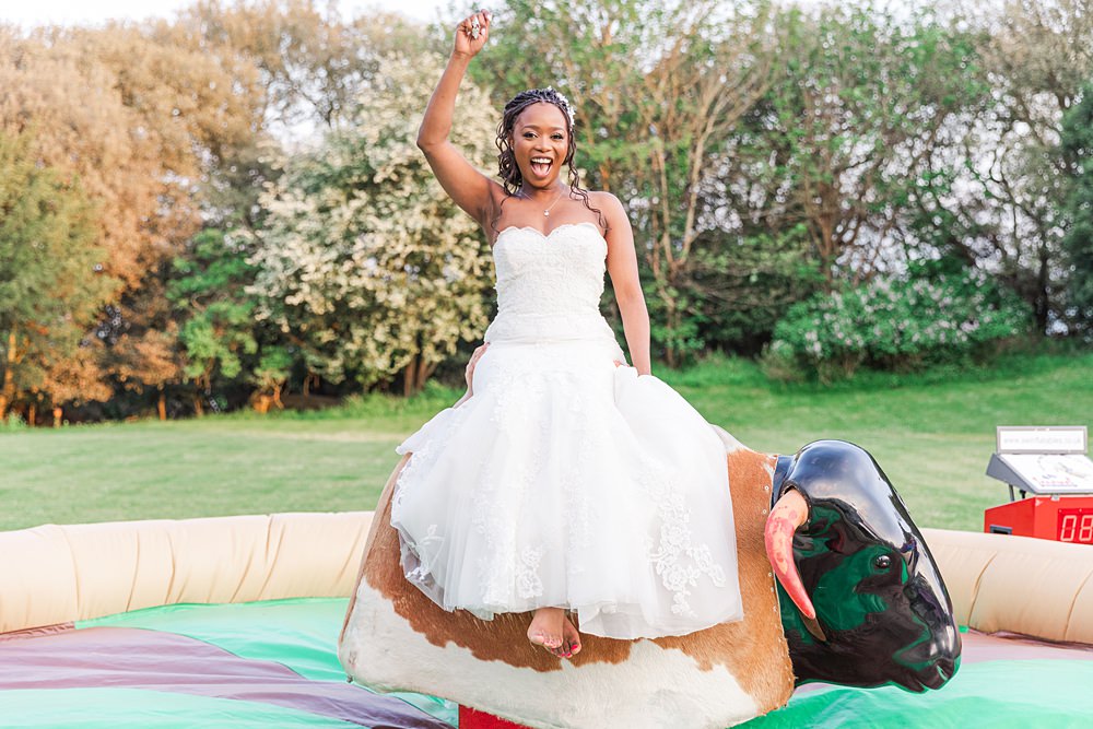 Bucking Bronco Game English South African Wedding James and Kerrie Photography