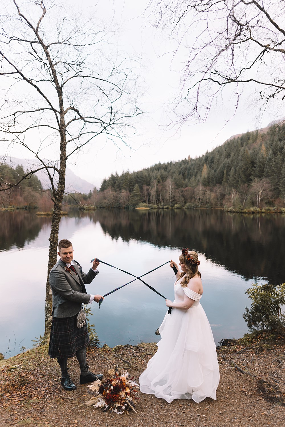 Glencoe Lochan Wedding Lauren Elliott Photography