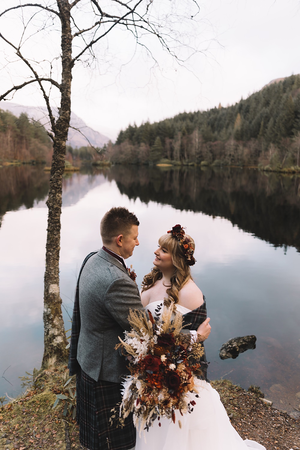 Glencoe Lochan Wedding Lauren Elliott Photography