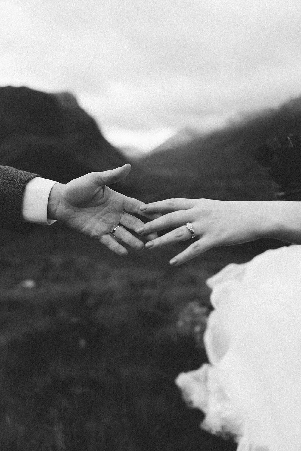 Rings Bands Glencoe Lochan Wedding Lauren Elliott Photography