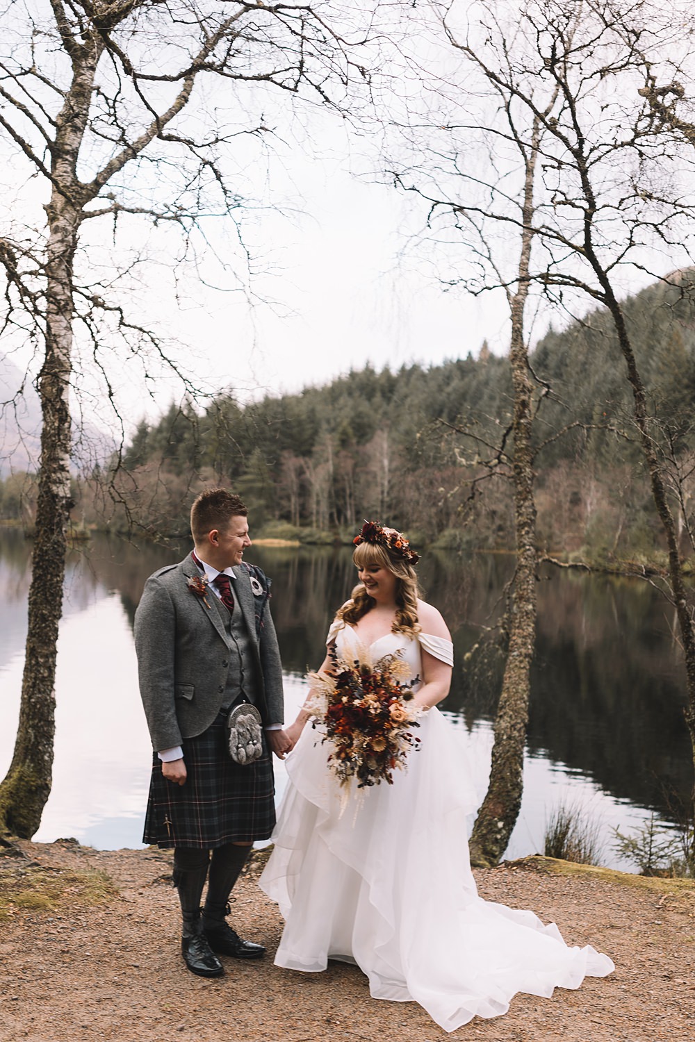 Glencoe Lochan Wedding Lauren Elliott Photography