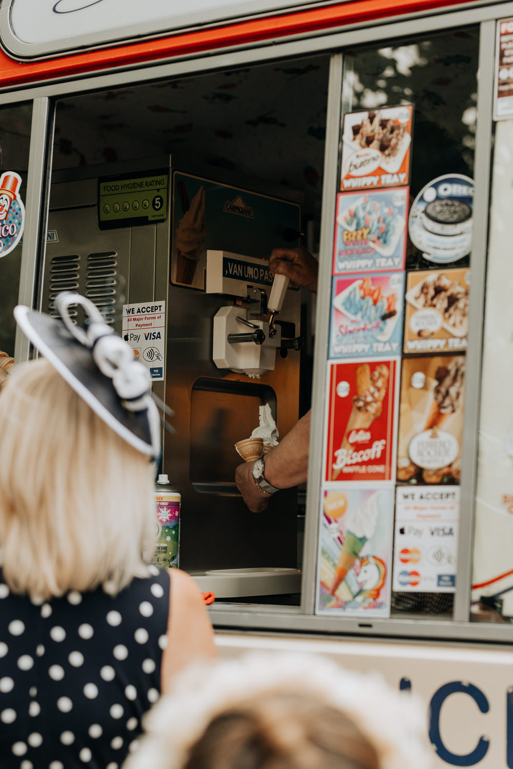 Ice Cream Van Lancashire Country House Wedding Wyldbee