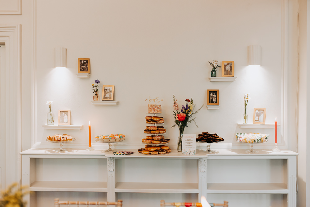Dessert Table Lancashire Country House Wedding Wyldbee
