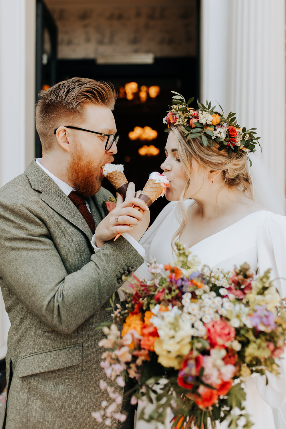 Ice Cream Lancashire Country House Wedding Wyldbee