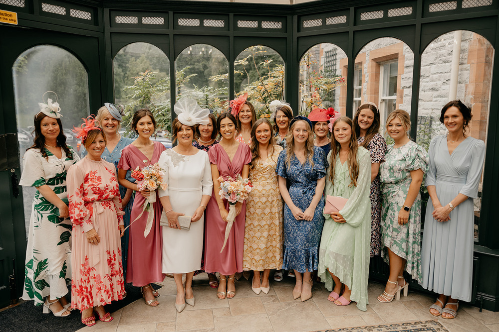 Guest Dresses Outfits Magheramorne Estate Wedding Iain Irwin