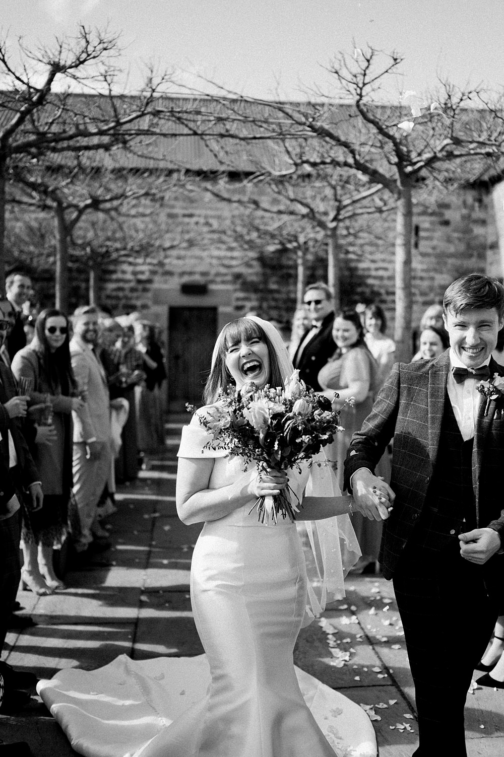 Confetti Throw Retro Rustic Barn Wedding Paul Santos Photography